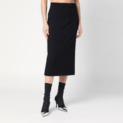 Calvin Klein Black Pencil Skirt with Back Slit