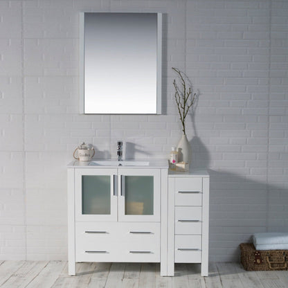 Blossom Sydney 42 Inch Vanity with Side Cabinet - V8001 42 01