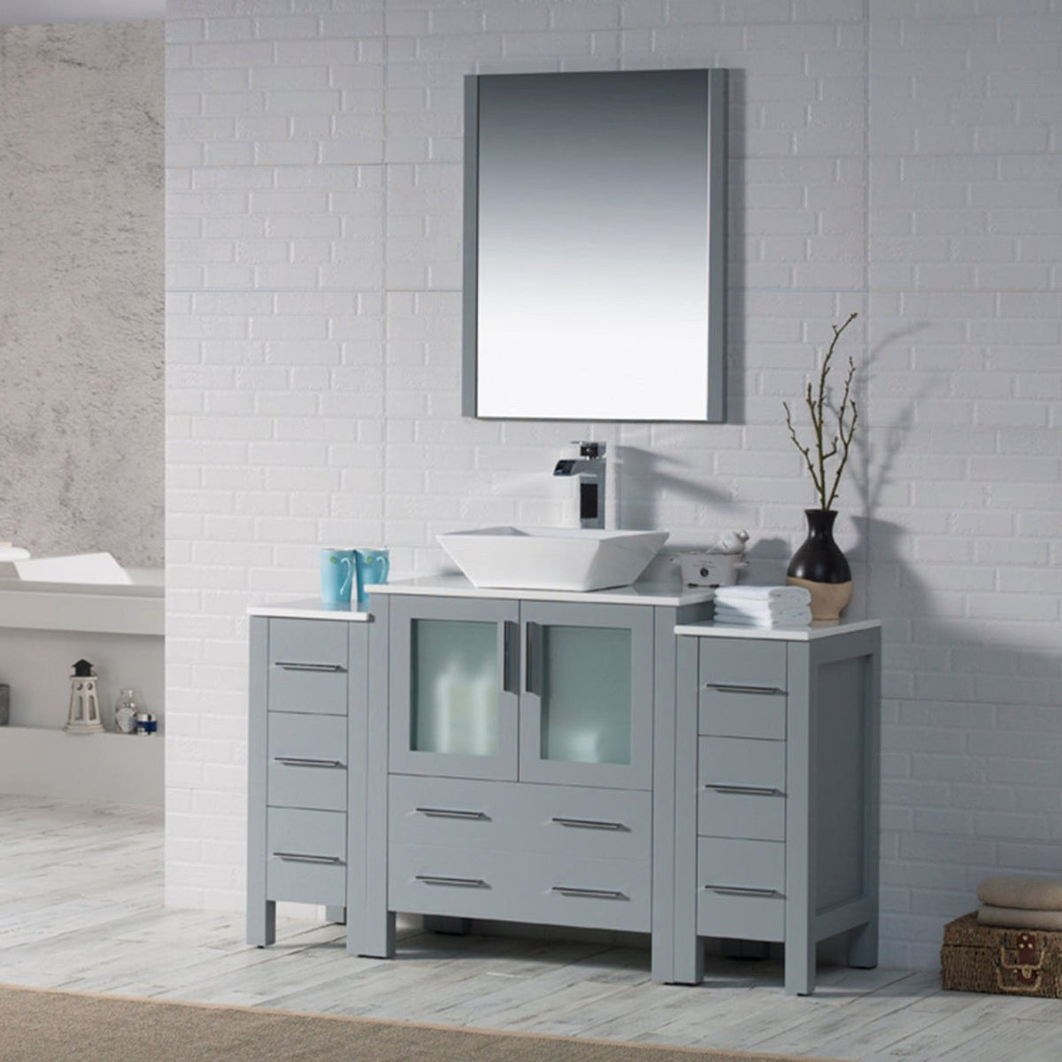 Blossom Sydney 54 Inch Bathroom Vanity with Side Cabinet - V8001 54 01