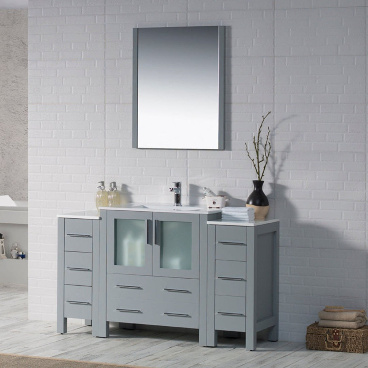 Blossom Sydney 54 Inch Bathroom Vanity with Side Cabinet - V8001 54 01