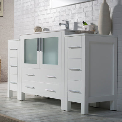 Blossom Sydney 60 Inch Bathroom Vanity with Side Cabinet - V8001 60S 01
