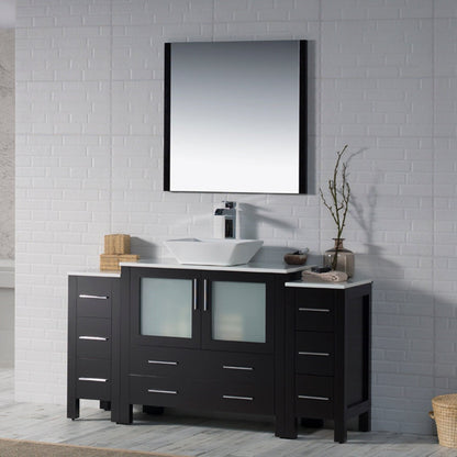 Blossom Sydney 60 Inch Bathroom Vanity with Side Cabinet - V8001 60S 01