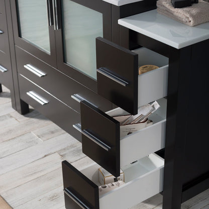 Blossom Sydney 60 Inch Bathroom Vanity with Side Cabinet - V8001 60S 01