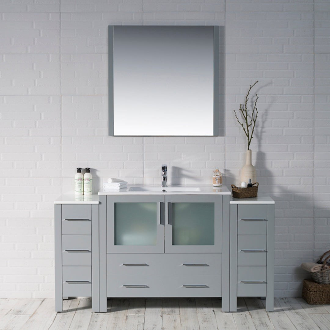 Blossom Sydney 60 Inch Bathroom Vanity with Side Cabinet - V8001 60S 01