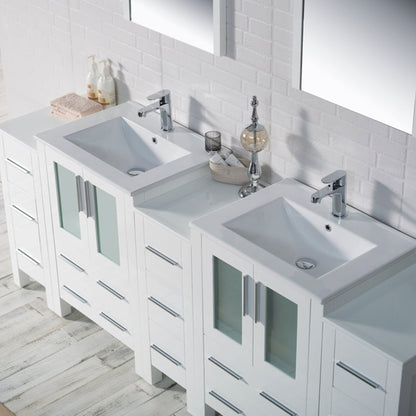 Blossom Sydney 84 Inch Bathroom Vanity with Side Cabinet - V8001 84S 01