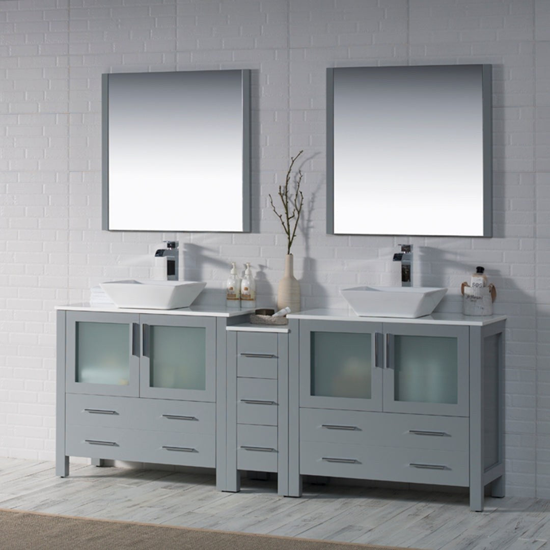 Blossom Sydney 84 Inch Bathroom Vanity - V8001 84 01