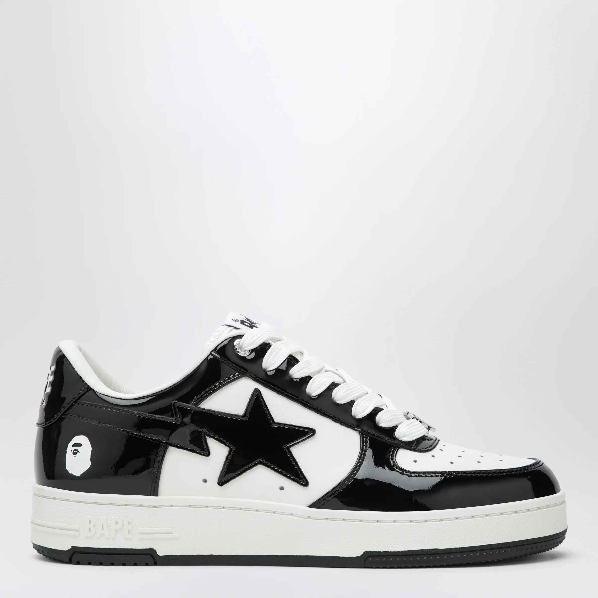 White/black Bape Sta #1 sneakers