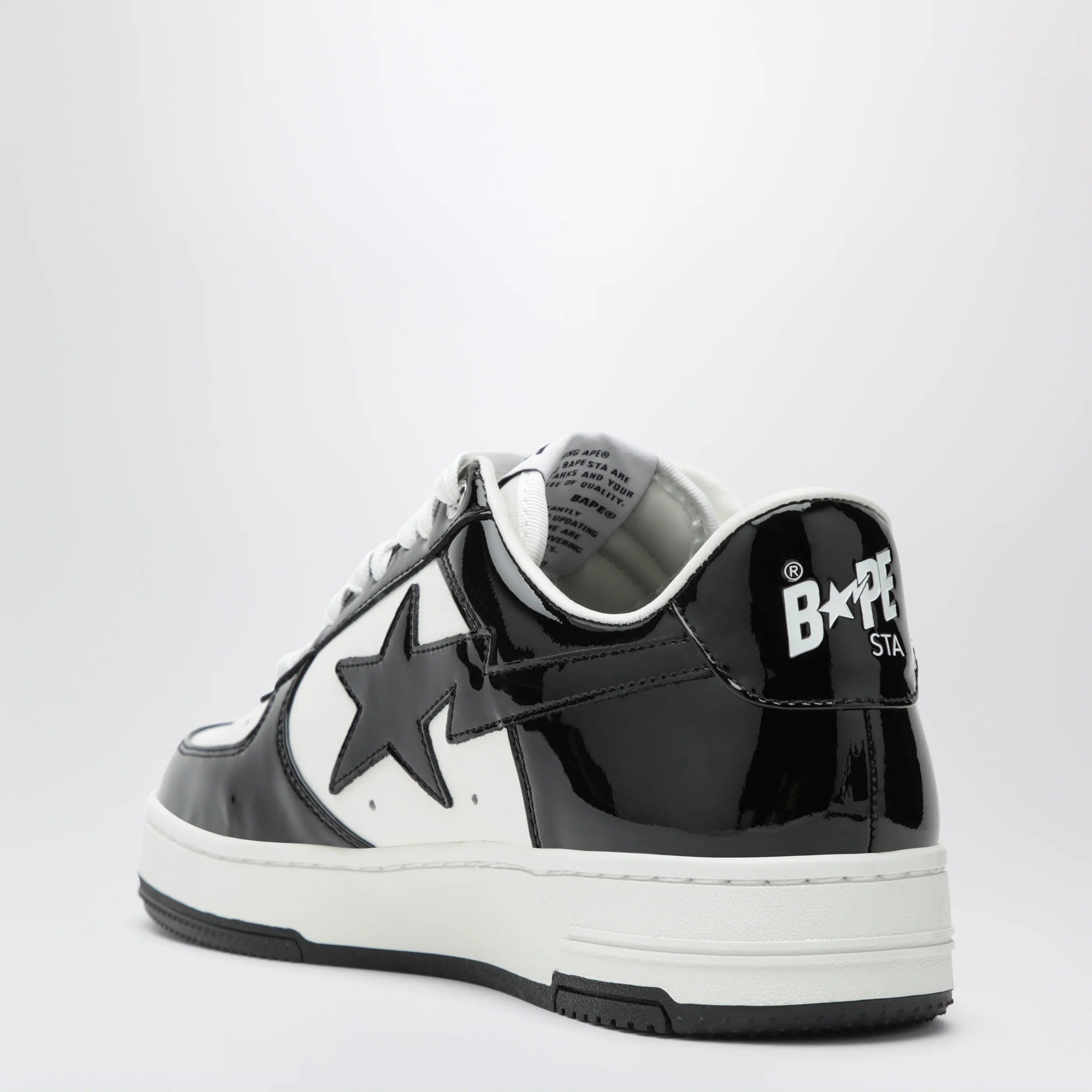 White/black Bape Sta #1 sneakers