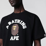 BAPE Black T-shirt with logo print