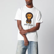 BAPE White T-shirt with Baby Milo print