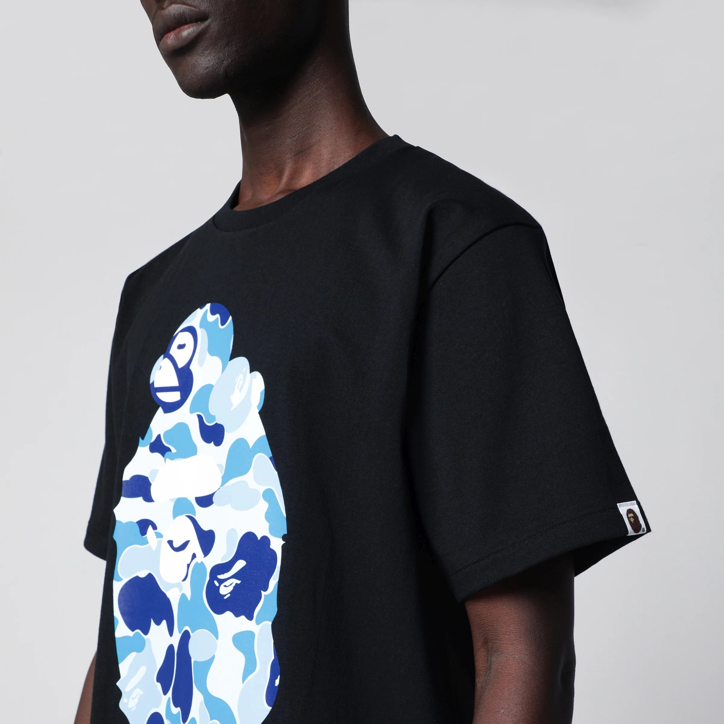 BAPE Black Camouflage T‑Shirt for Men — New In