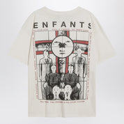 Enfants Riches Déprimés Ritual Prayer vintage-effect T-shirt in white cotton