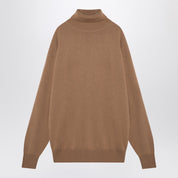 Dries Van Noten Beige cashmere turtleneck jumper