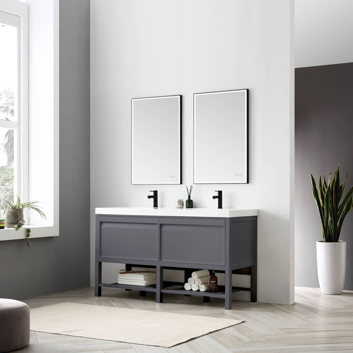 Blossom Vienna 60 Inch Bathroom Vanity - V8021 60 01