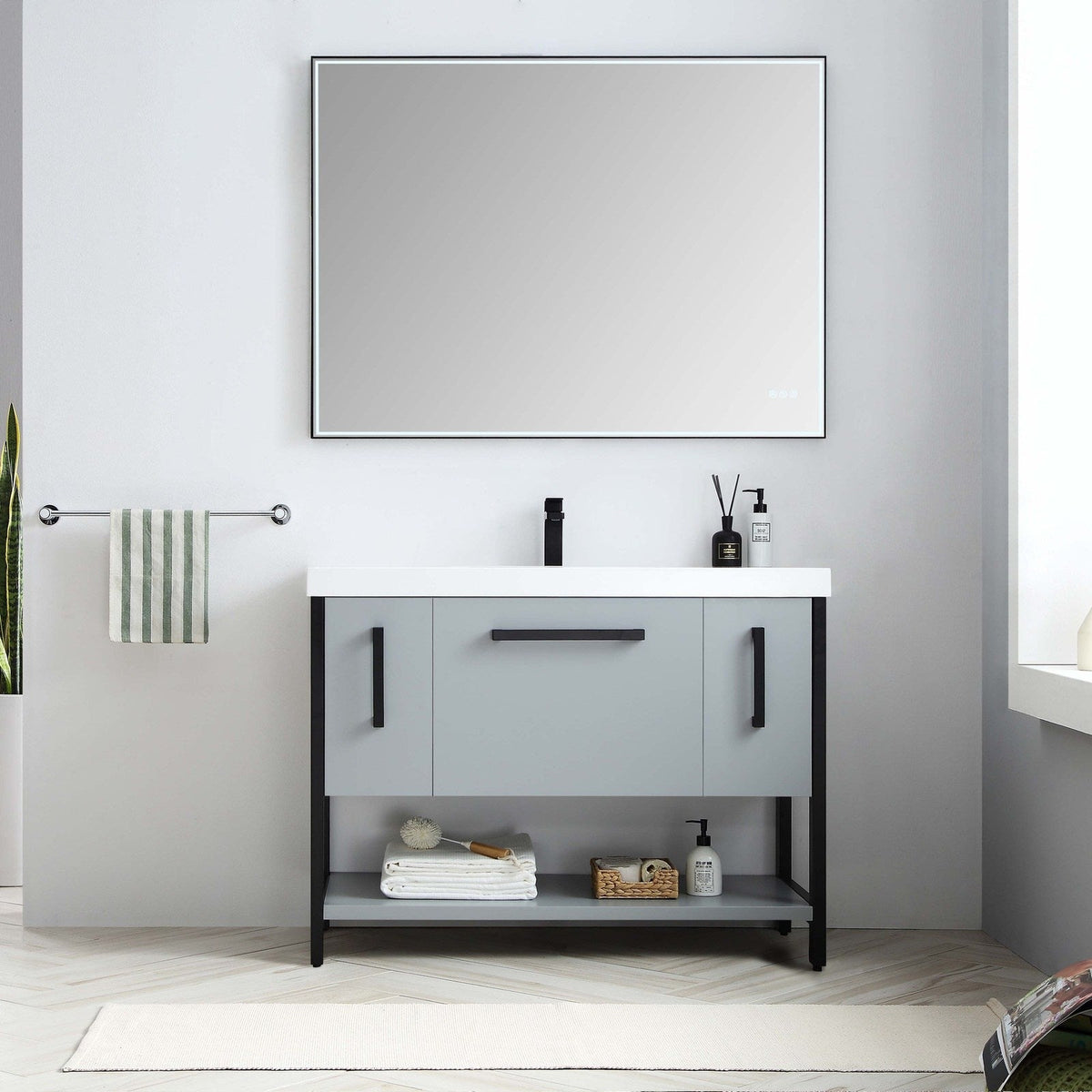 Blossom Riga 48 Inch Bathroom Vanity – Single Sink - V8022 48 01S