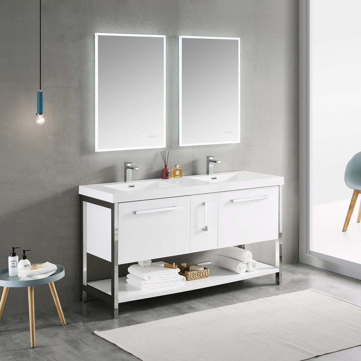Blossom Riga 60 Inch Bathroom Vanity - V8022 60 01