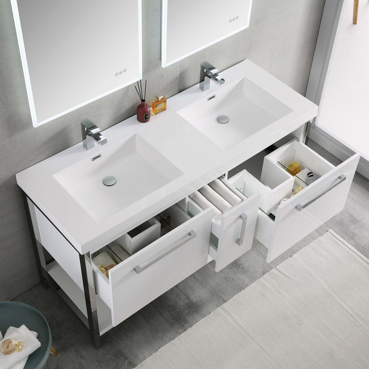 Blossom Riga 60 Inch Bathroom Vanity - V8022 60 01