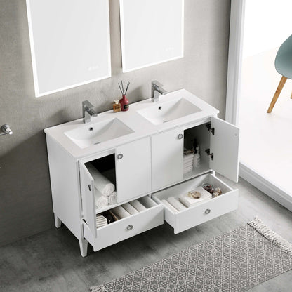 Blossom Lyon 48 Inch Bathroom Vanity – Double Sinks - V8023 48 01D