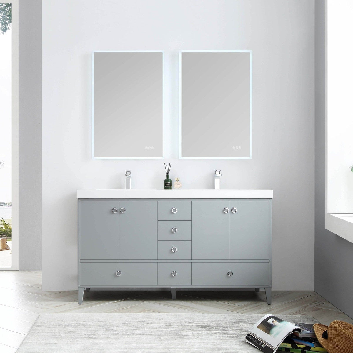 Blossom Lyon 60 Inch Bathroom Vanity - V8023 60 01