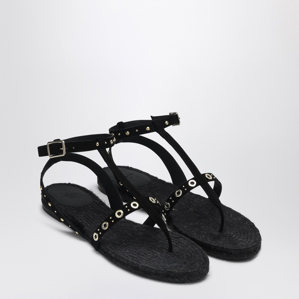 Castañer Pati low-heeled sandal with studs
