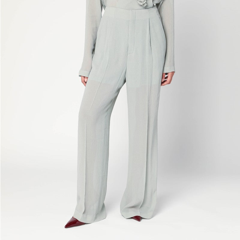 Alberta Ferretti Palazzo pants in ice crêpe