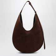 AESTHER EKME Borsa Hobo in suede color cacao