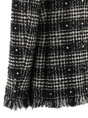 Giuseppe Di Morabito Tweed Rhinestone Blazer for Women