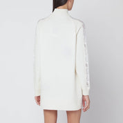 Giuseppe di Morabito White turtleneck wool dress