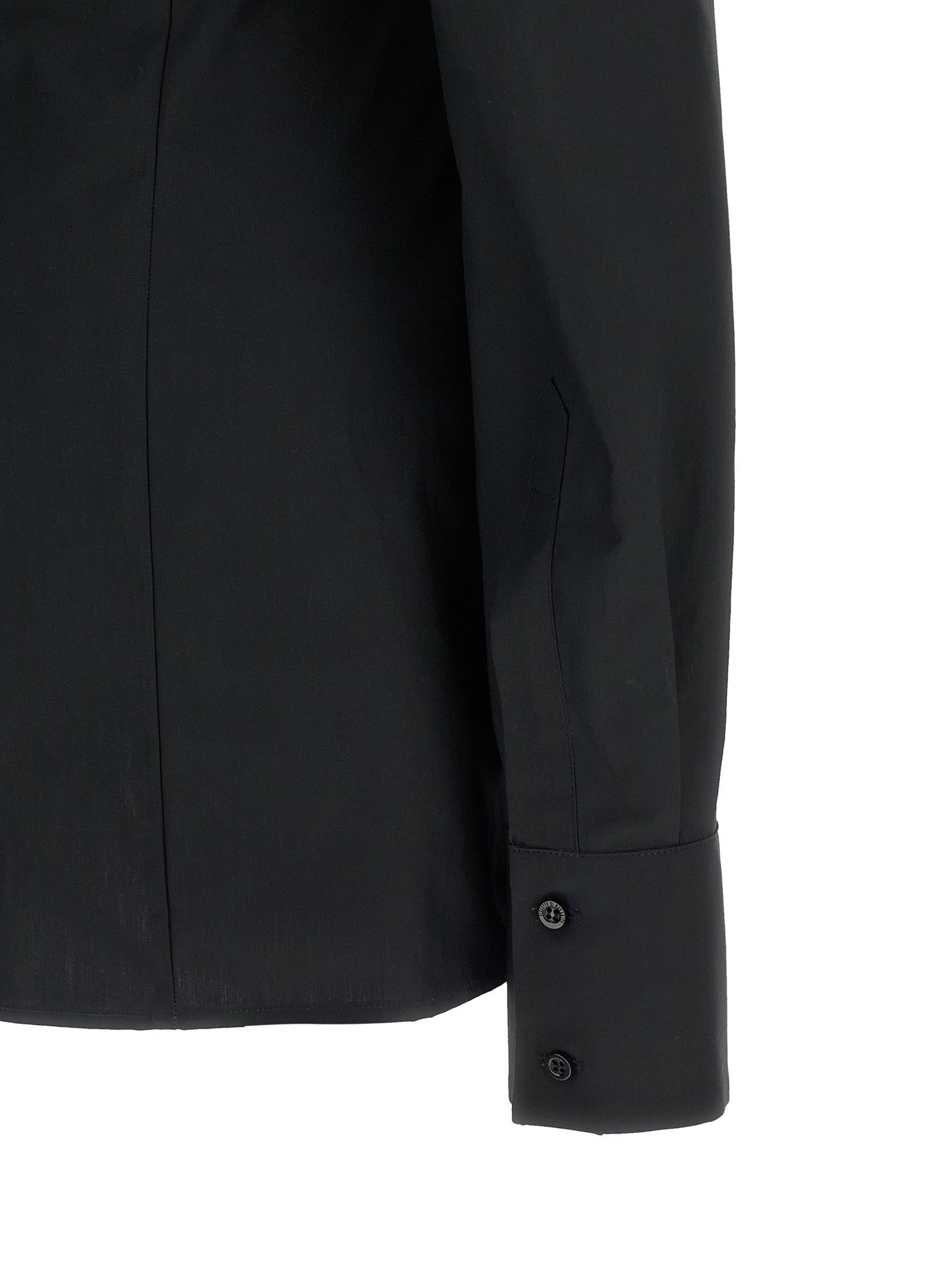 Giuseppe Di Morabito Chemisier Dress — Mini Black Dress