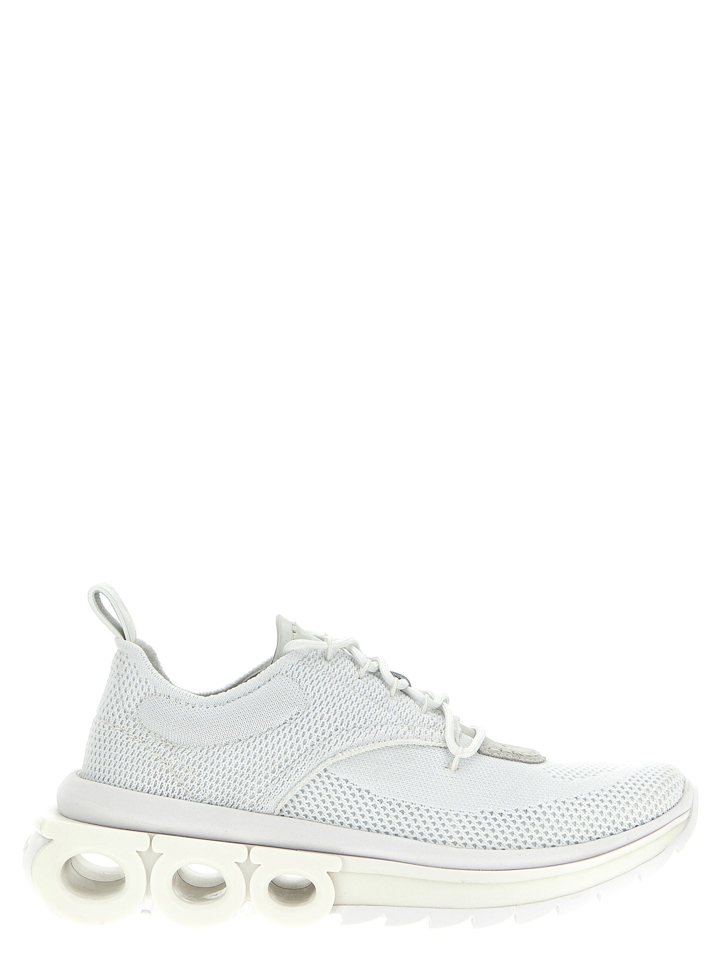 Ferragamo Mina Sneakers — White Women's Sneakers