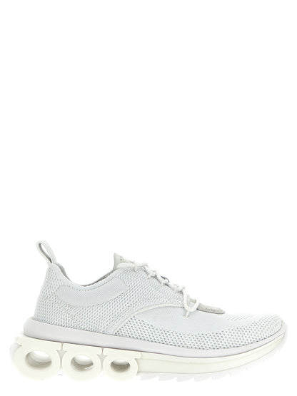 Ferragamo Mina Sneakers — White Women's Sneakers