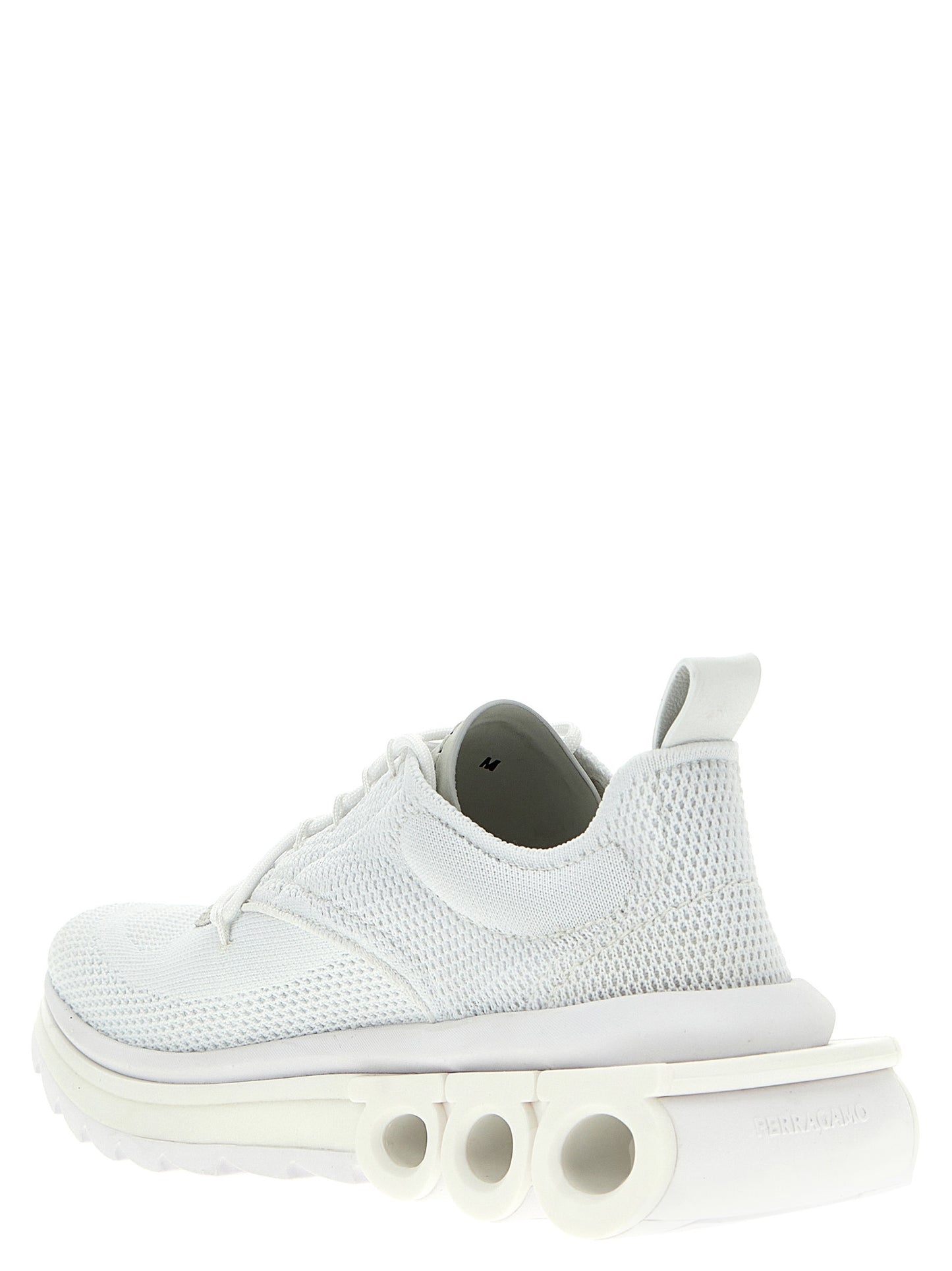 Ferragamo Mina Sneakers — White Women's Sneakers