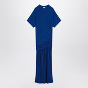 Ferragamo Long blue dress with draping