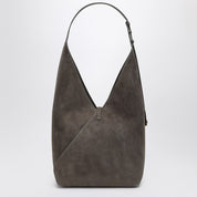 Bolso hobo de ante gris Ferragamo