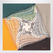 Foulard en soie Ferragamo imprimé Madras