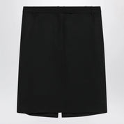 Ferragamo Black wool and mohair skirt
