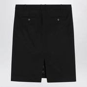 Ferragamo Black wool and mohair skirt
