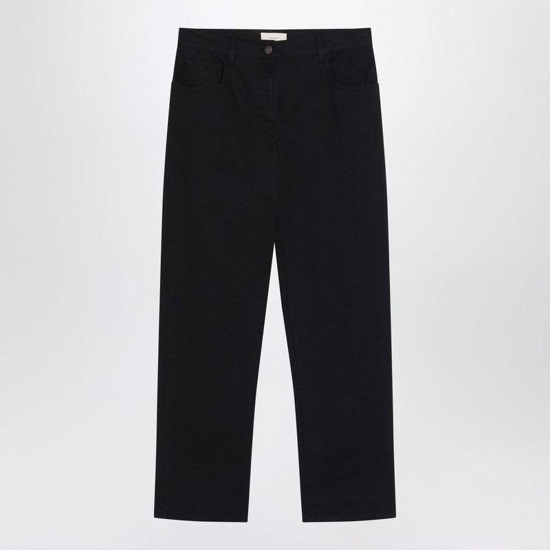 Vaqueros rectos The Row Black Landais