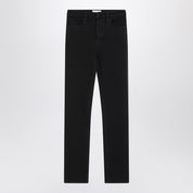 Frame The Pencil Black straight-leg jeans