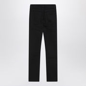 Frame The Pencil Black straight-leg jeans