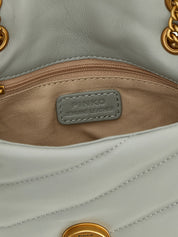 Pinko Baby Love Puff Crossbody Bag — Gray, W18×H13cm