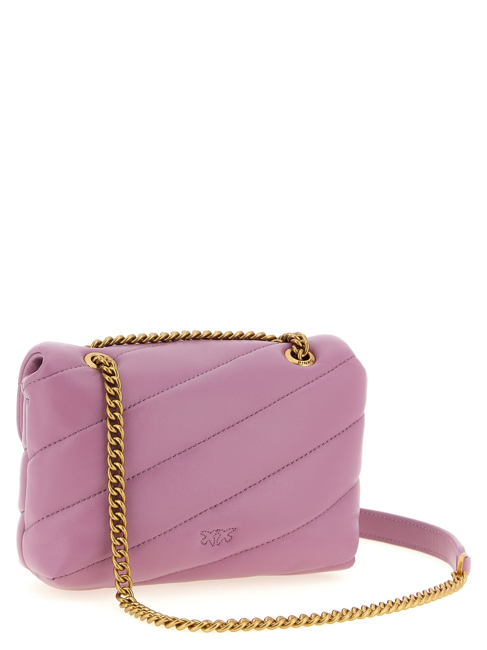 Pinko Love Puff Baby Crossbody Bag - Shoulder (Pink)