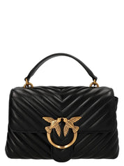 Pinko Hand Bag Big Lady Love Bag Puff Chevron