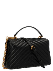 Pinko Hand Bag Big Lady Love Bag Puff Chevron