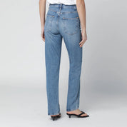Frame Light Blue Washed Jeans — Women’s Designer Denim