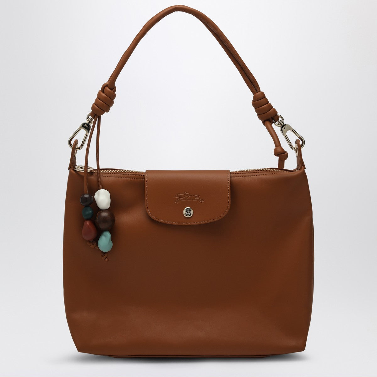 Longchamp Le Pliage Xtra hobo bag in cashew leather