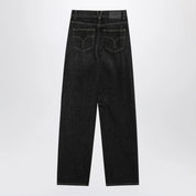 Versace Black jeans with studs and crystals