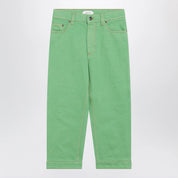 Versace Pastel green Capri jeans