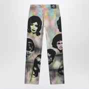 Versace Straight jeans with The Party print