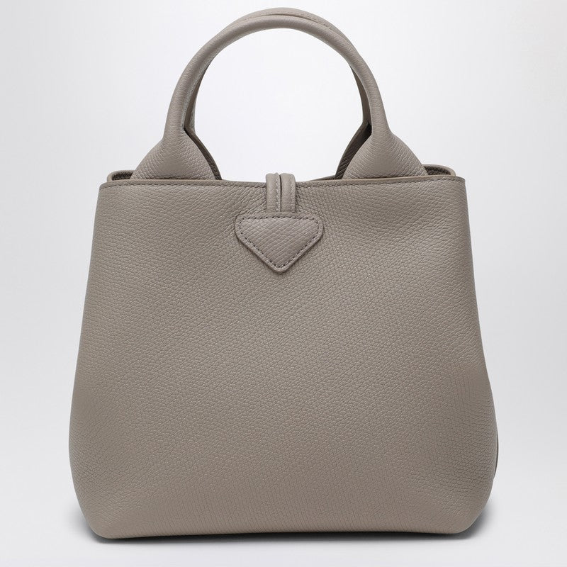 Longchamp Le Roseau S — clay leather handbag